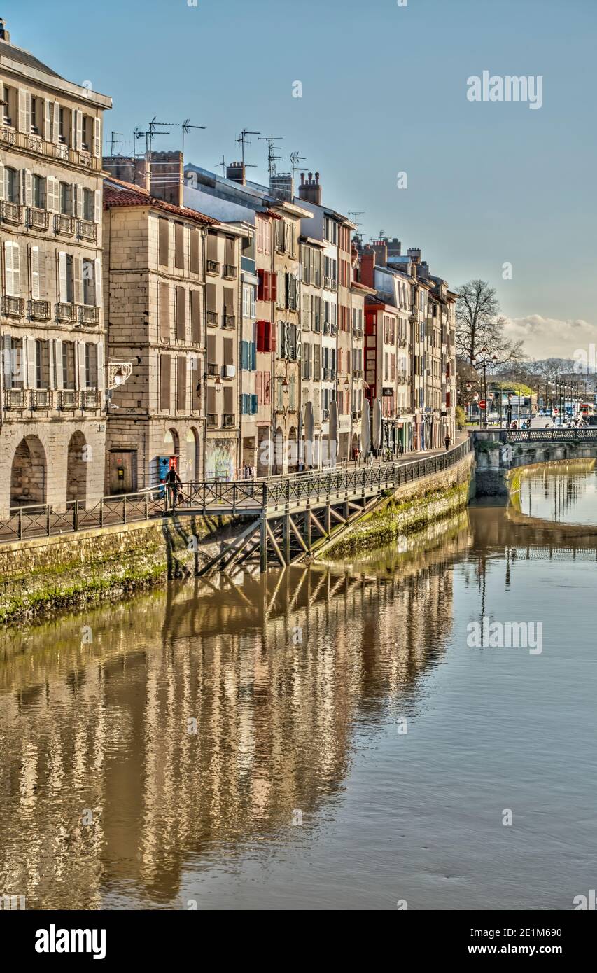 Bayonne landmarks, France, HDR Image Stock Photo - Alamy
