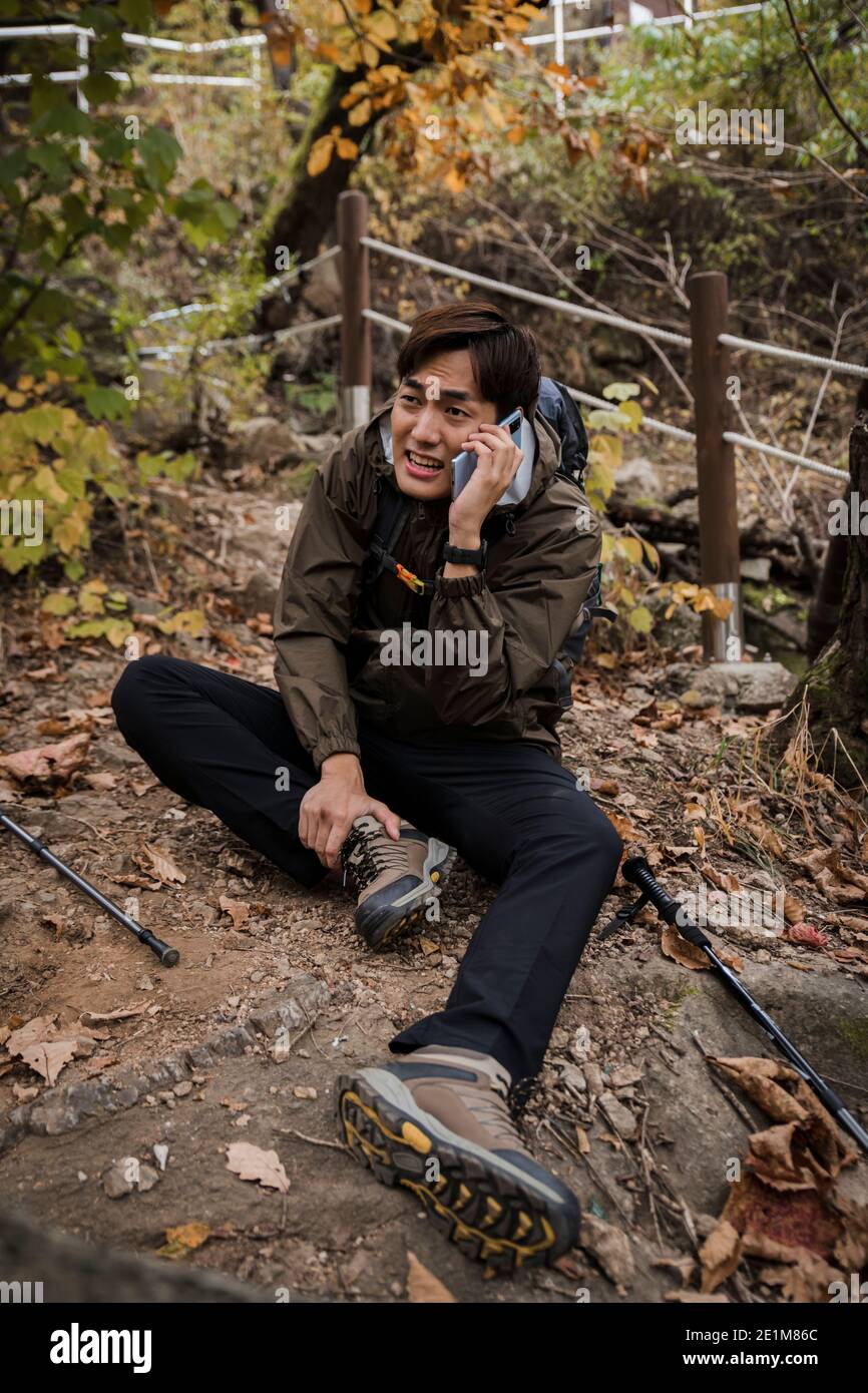 Dangers Of Mountain Climbing High Resolution Stock Photography and