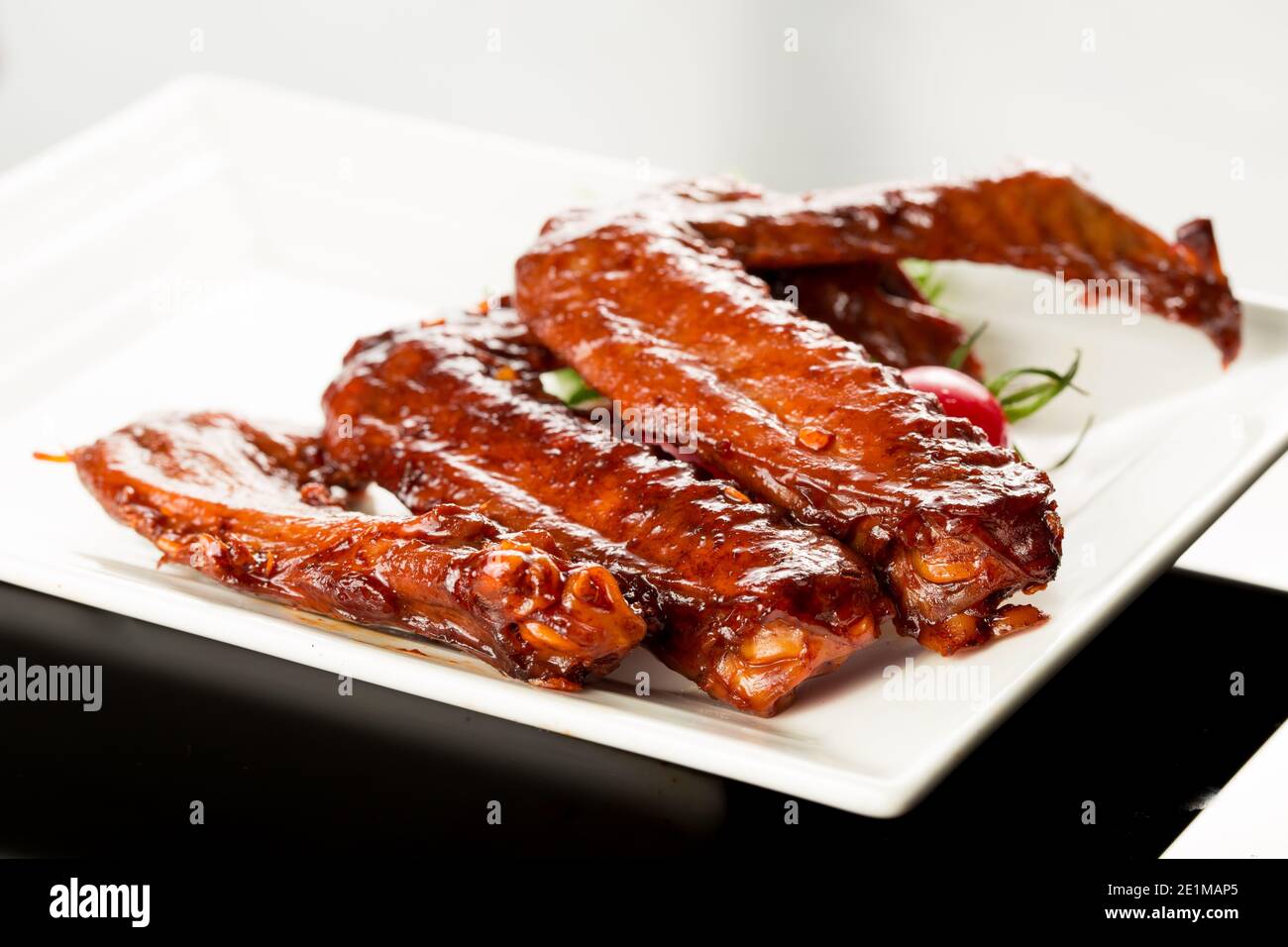 Braised duck wings, Chinese cuisine Stock Photo Alamy