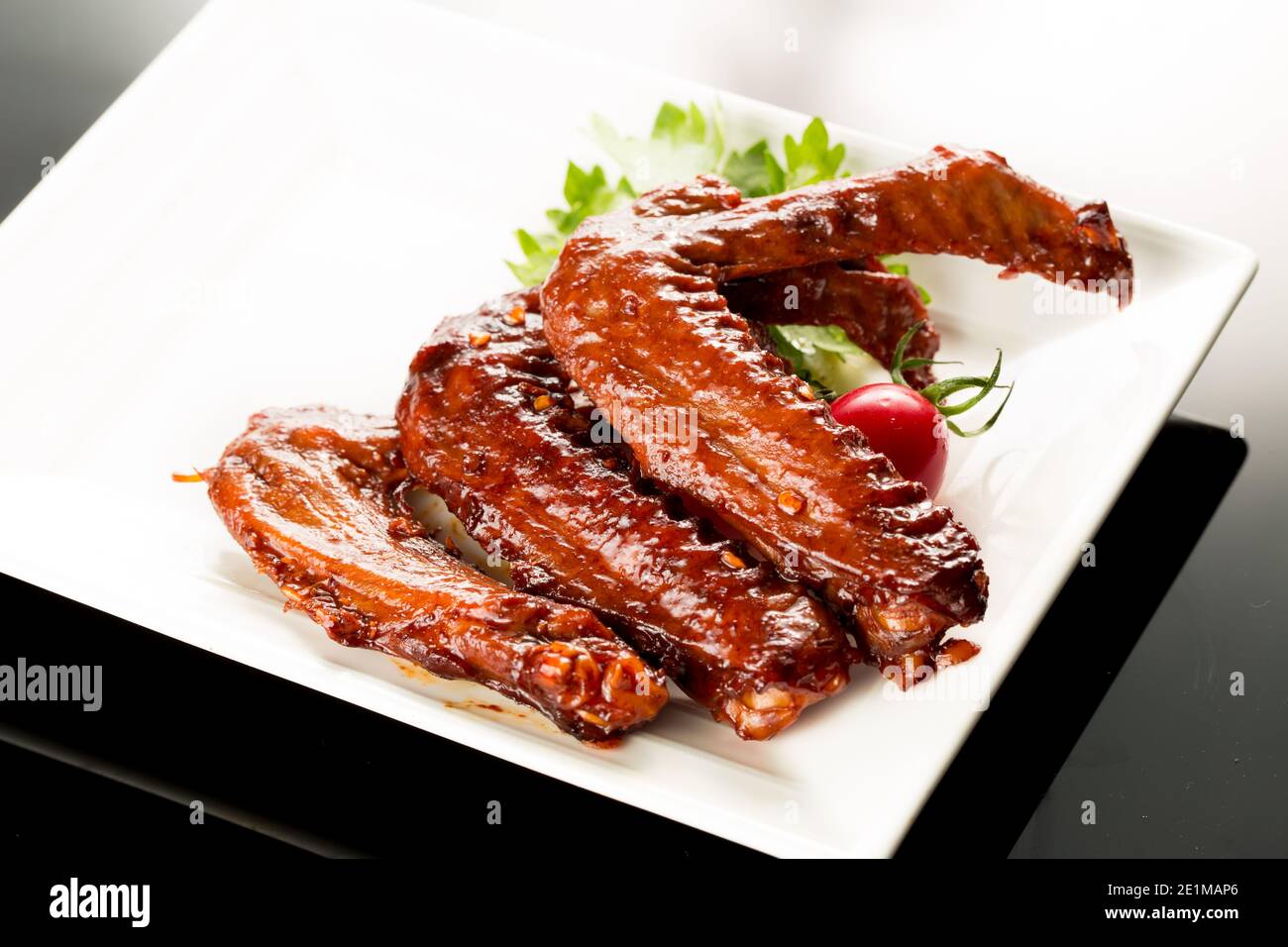 Braised duck wings, Chinese cuisine Stock Photo Alamy