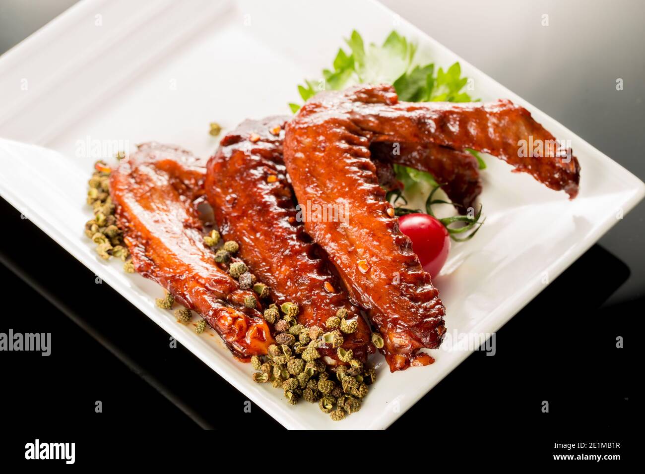 Braised duck wings, Chinese cuisine Stock Photo Alamy