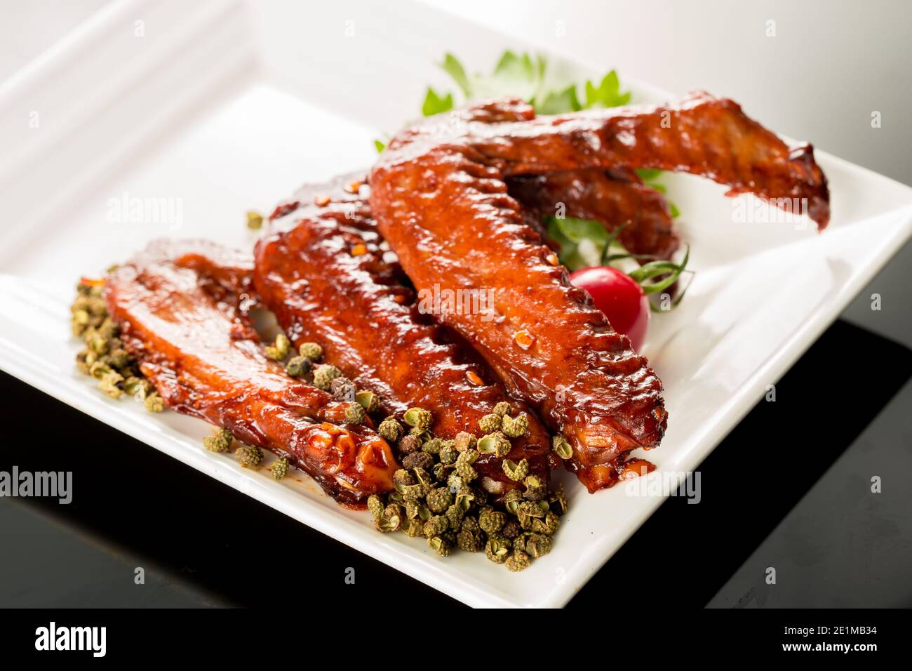 Braised duck wings, Chinese cuisine Stock Photo Alamy
