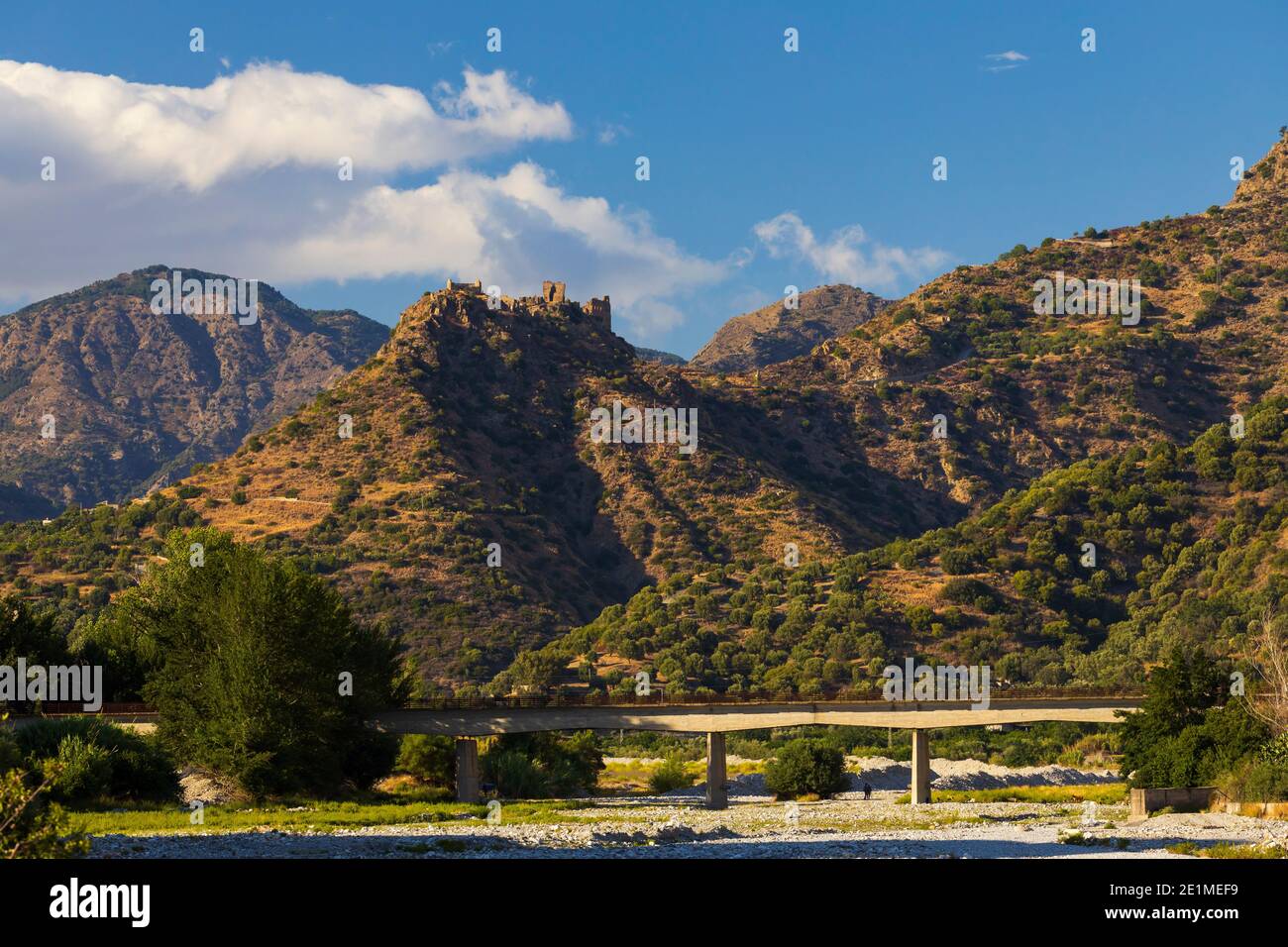 Castello Ruffo di Amendolea runs near Condofuri, Calabria region, Italy ...