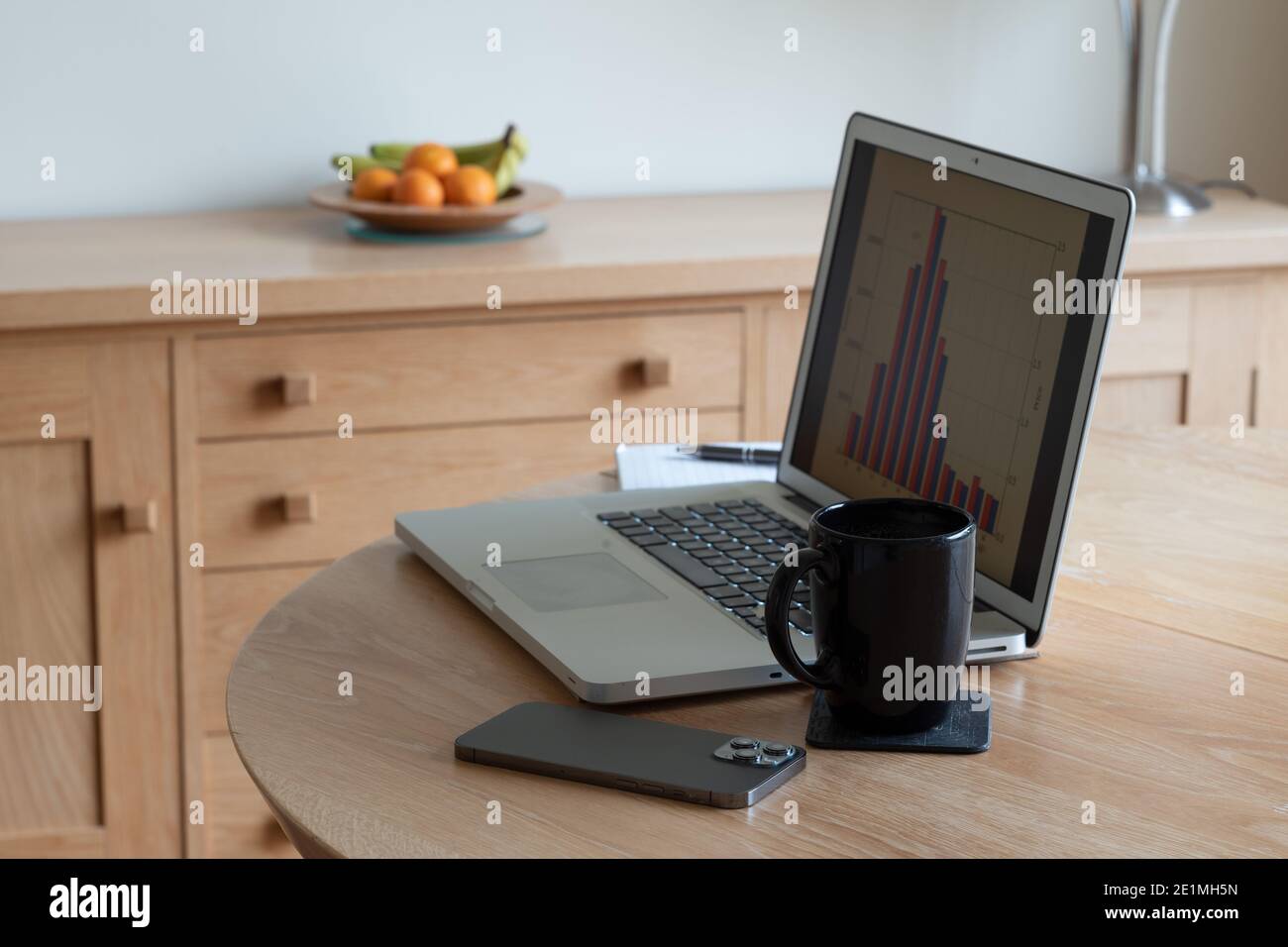 Home Working Stock Photo