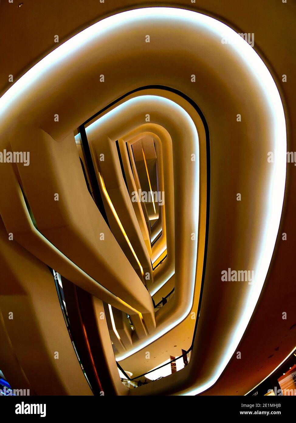 Architectural levels within a building Stock Photo - Alamy