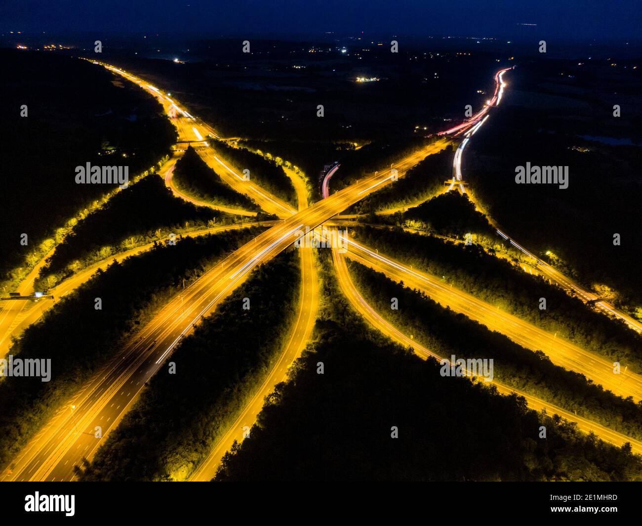 Motorway M25 Night High Resolution Stock Photography and Images - Alamy