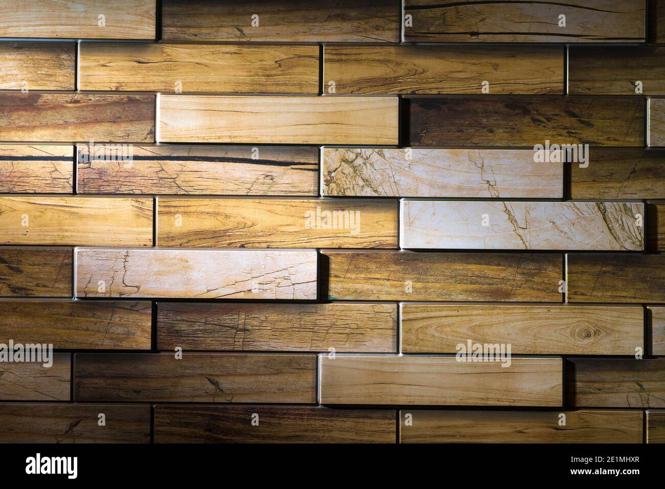 Home decorative wall tile designs, seamless ceramic tile designs. Brick background. Stock Photo
