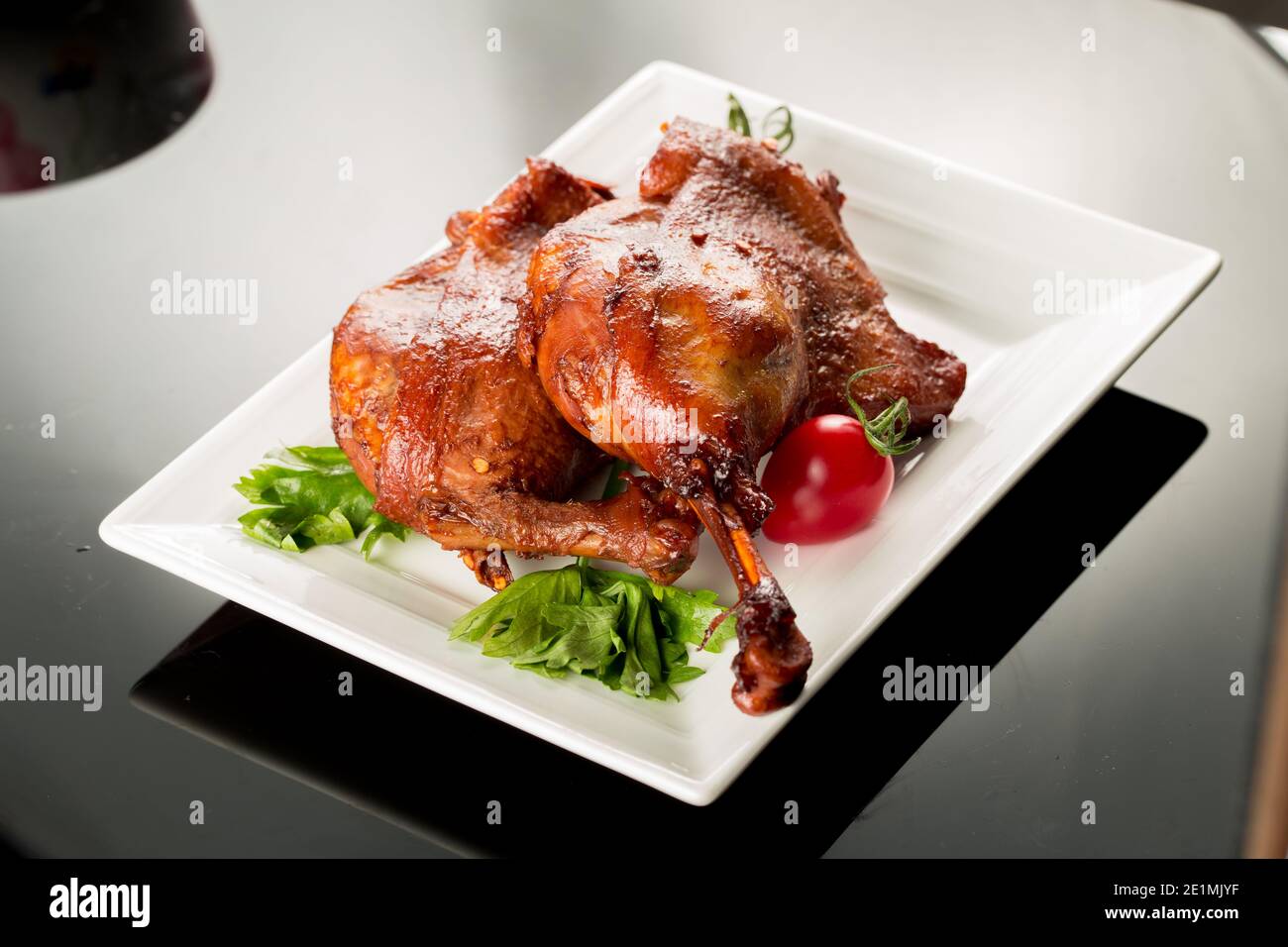 Braised duck legs, Chinese cuisine Stock Photo Alamy