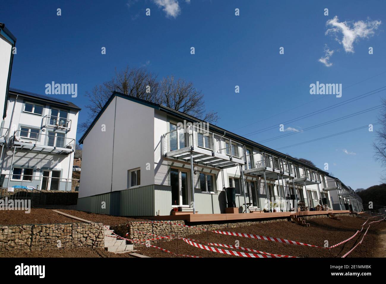 Lancaster Cohousing Project, Halton. Stock Photo