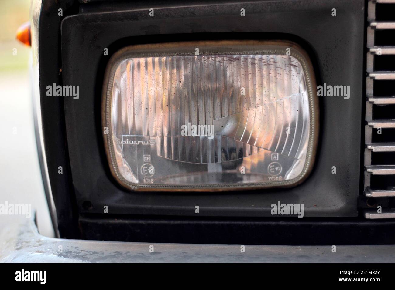 Old Yugo car light Stock Photo