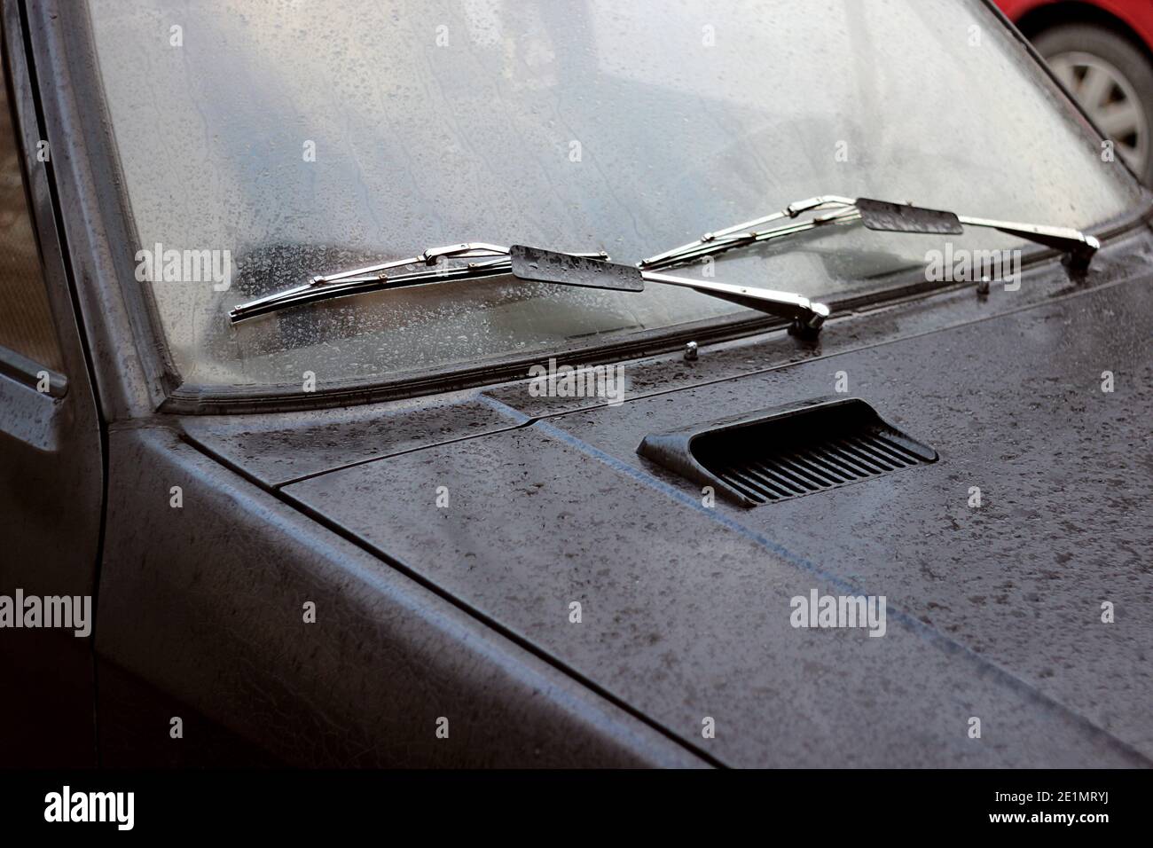Car Window Wiper With Sponge And Mirror Car Silicone Blade Stock Photo,  Picture and Royalty Free Image. Image 102834489.