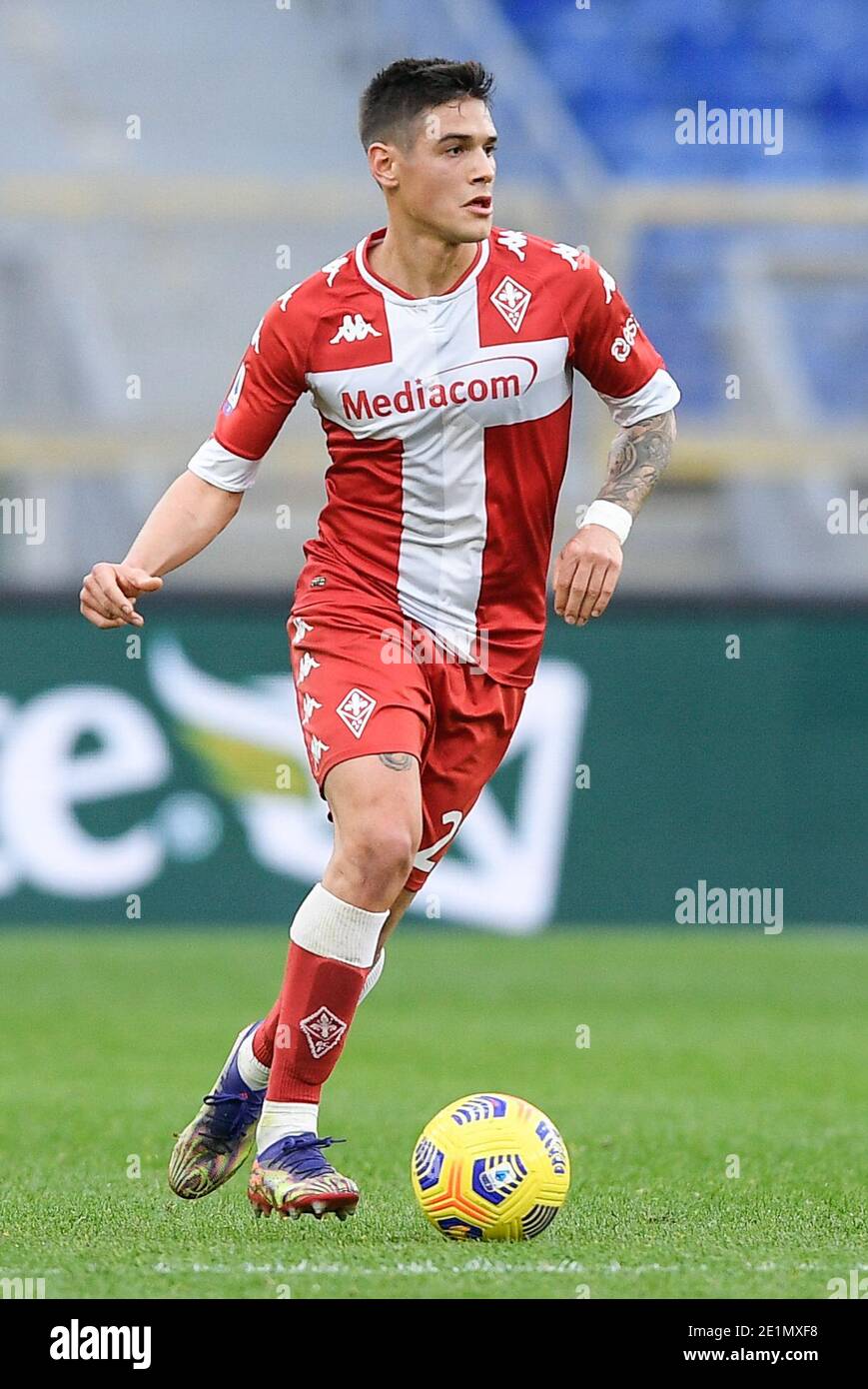 Rome Italy 06th Jan 2021 Lucas Martinez Quarta Of Acf Fiorentina During The Serie A Match Between Lazio And Fiorentina At Stadio Olimpico Rome Italy On 6 January 2021 Credit Giuseppe Maffia Alamy