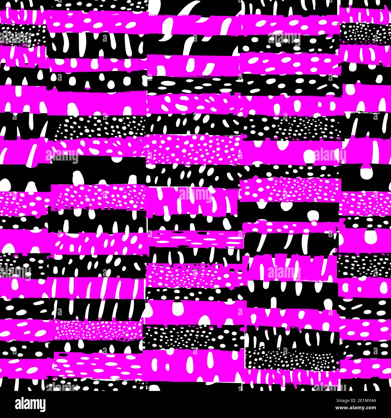 Abstract striped pattern Grunge seamless texture Hand drawn background ...