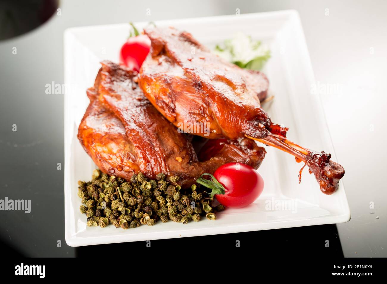 Braised duck legs, Chinese cuisine Stock Photo Alamy