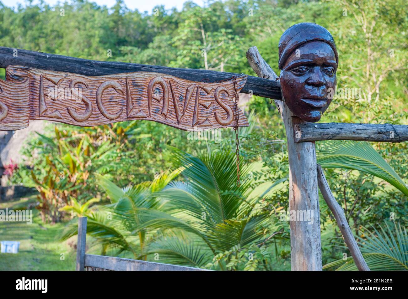La Savane des Esclaves is an outdoor museum depicting life of slaves in