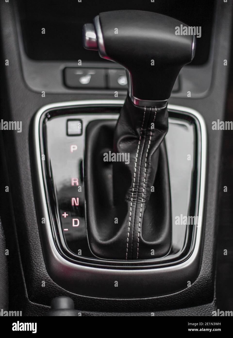 Passenger car automatic transmission accelerator Stock Photo Alamy