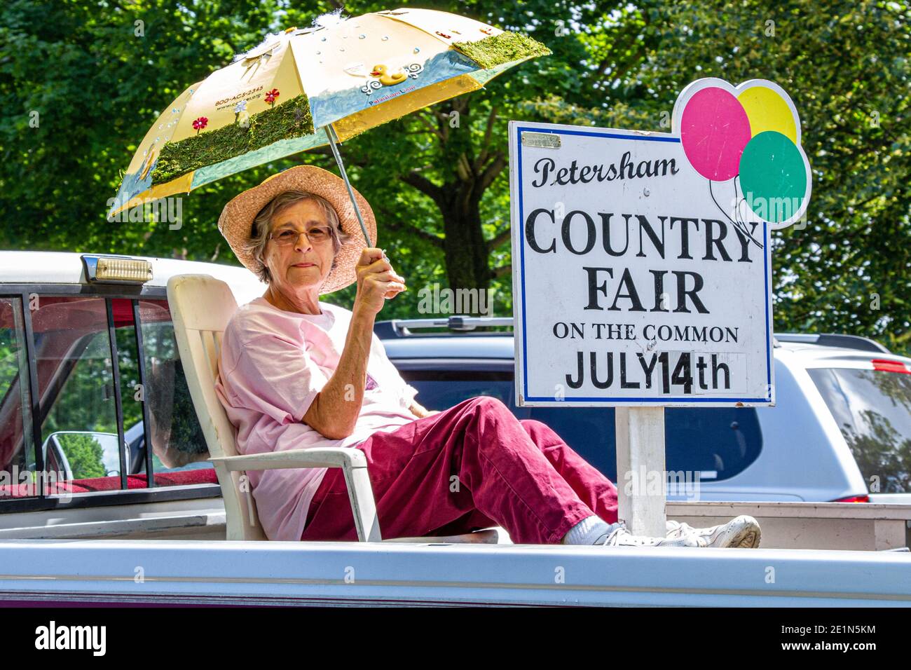 The Fourth of July parade in the small rural town of Petersham