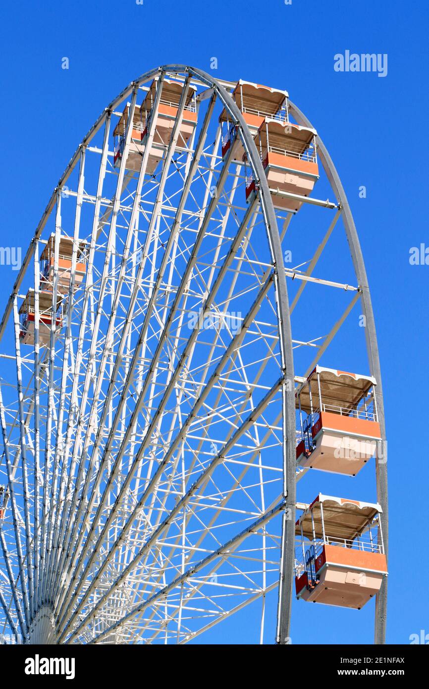 The Giant Wheel ferris wheel. Morey's Piers. Wildwood New Jersey, USA Stock Photo