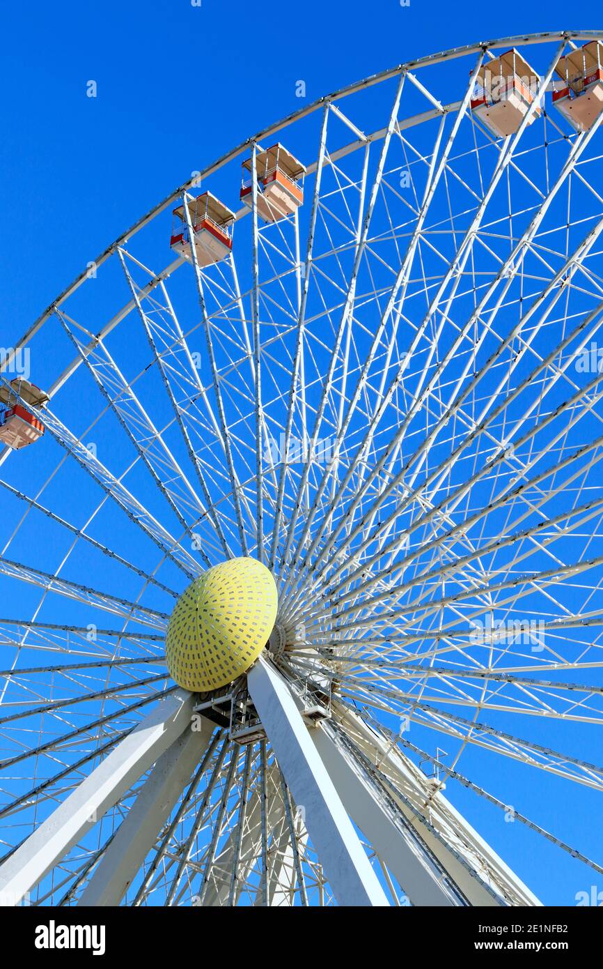 The Giant Wheel ferris wheel. Morey's Piers. Wildwood New Jersey, USA Stock Photo