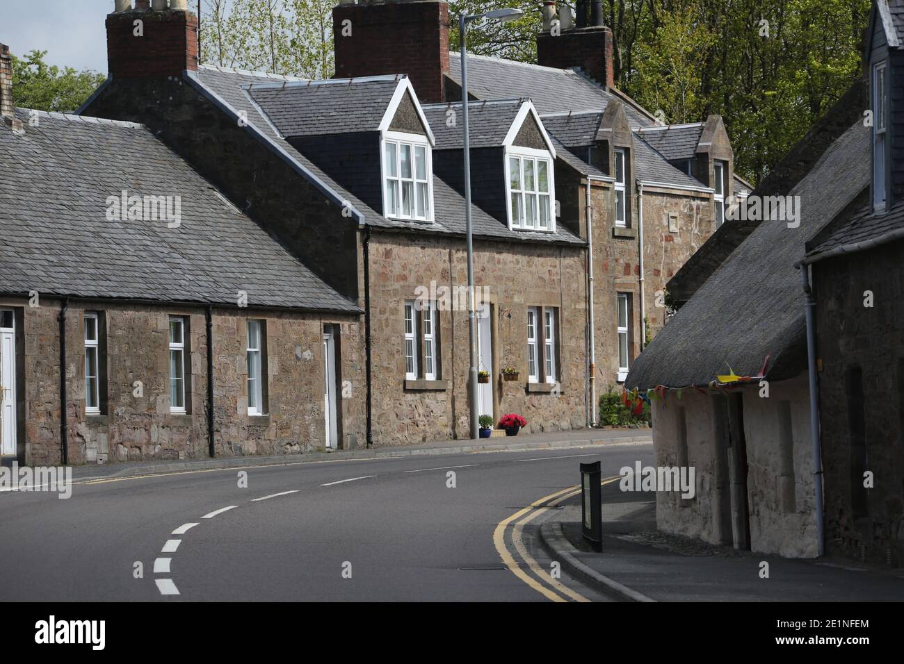 Kirkoswald, Ayrhshire, Scotland, UK View north of the A77 trunk road