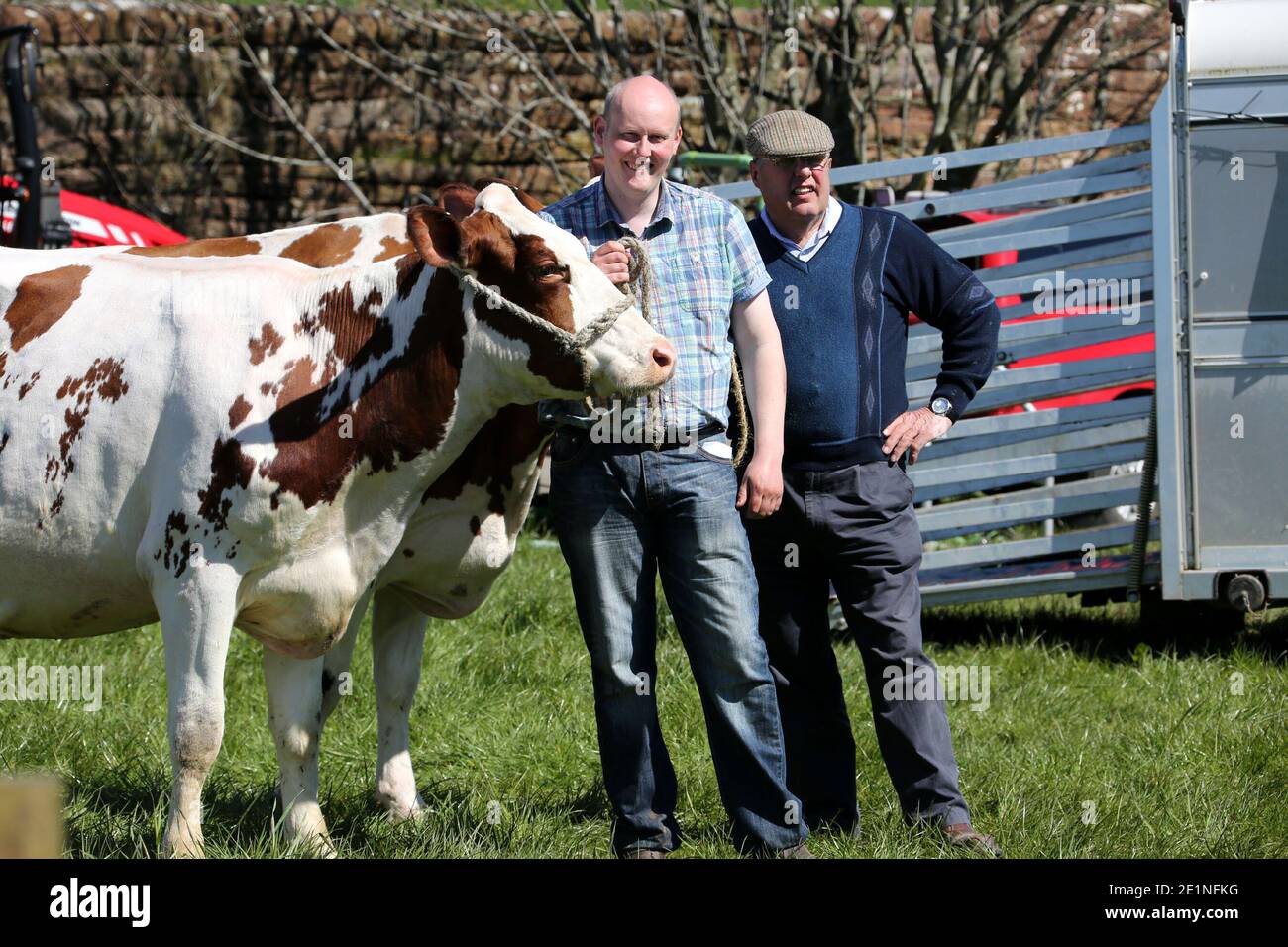Ochiltree Village agricultural show, Ayrshire, Scotland, UK. Farmers