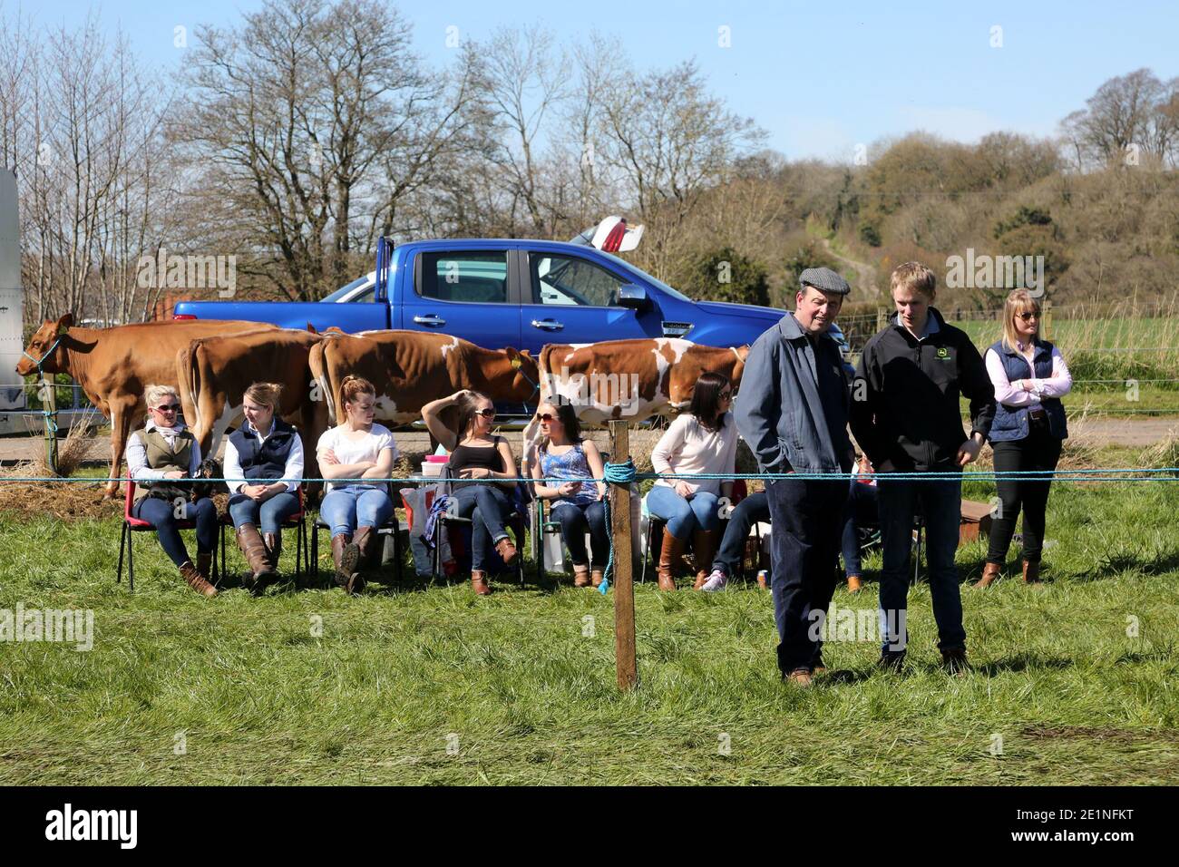 Ochiltree Village agricultural show, Ayrshire, Scotland, UK. Farmers