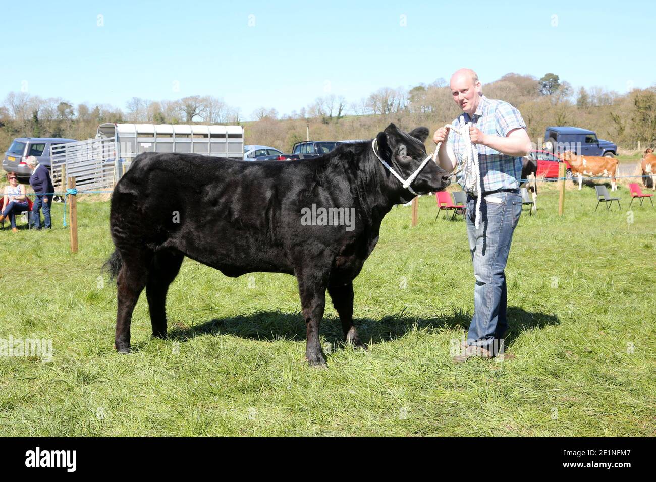 Ochiltree Village agricultural show, Ayrshire, Scotland, UK. Farmers