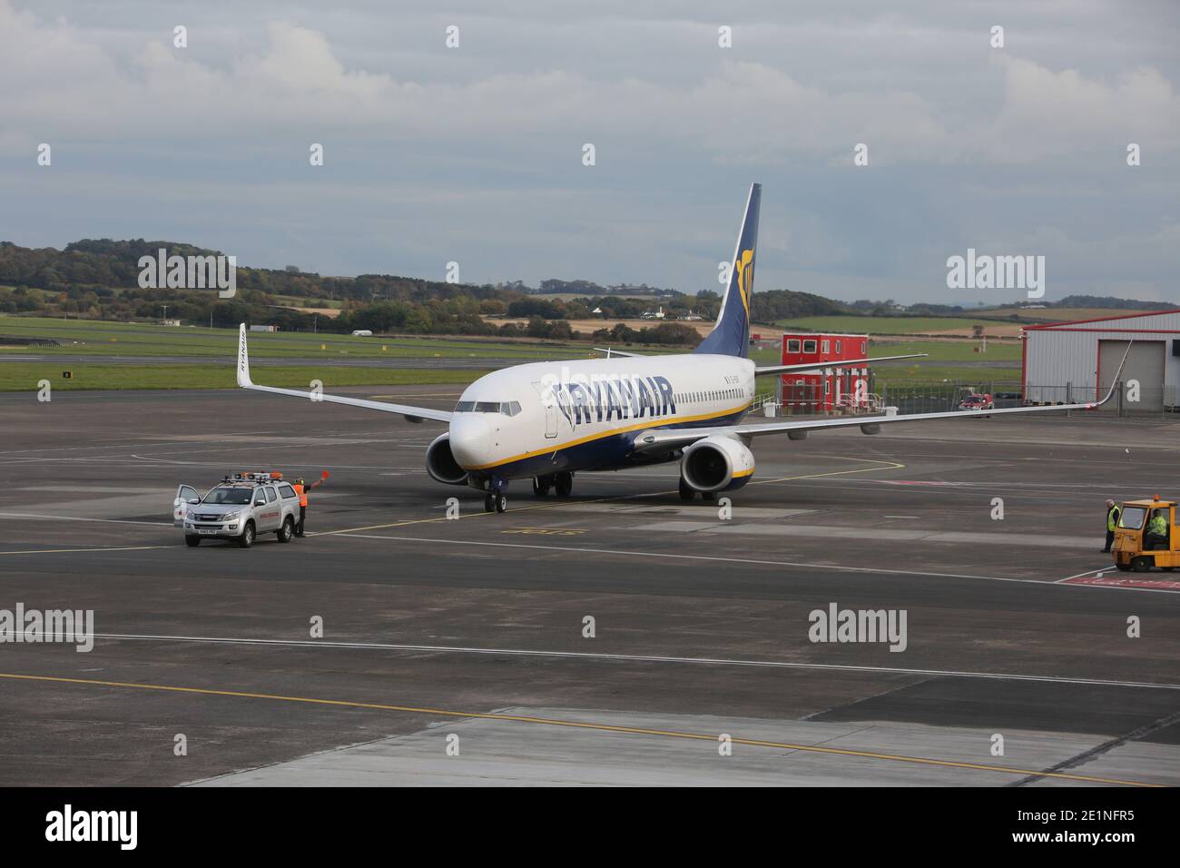 Glasgow Prestwick Airport , Ayrshire, Scotland UK 20 Oct 2016 Stock Photo