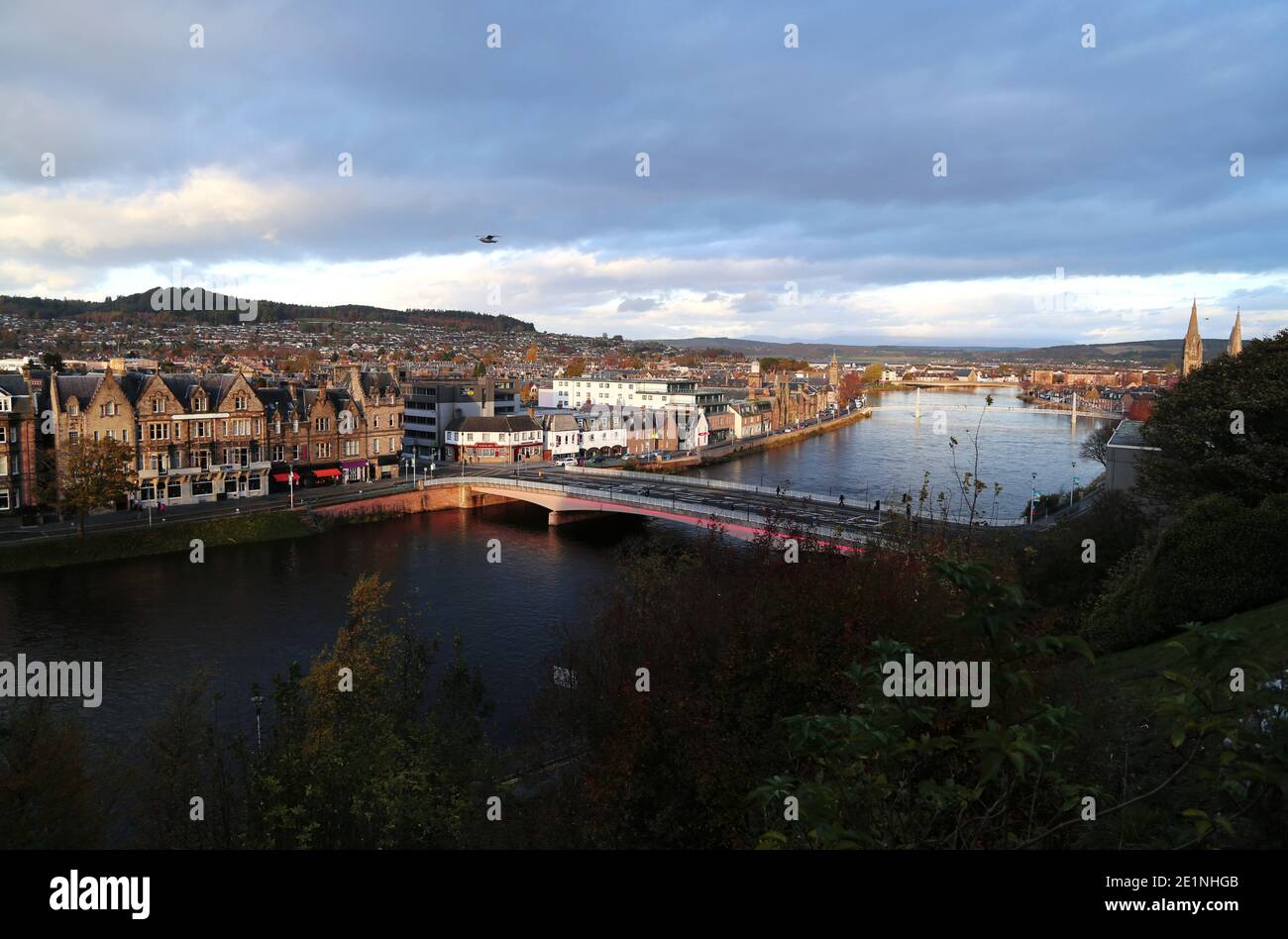 Cityscape with river ness hi-res stock photography and images - Alamy