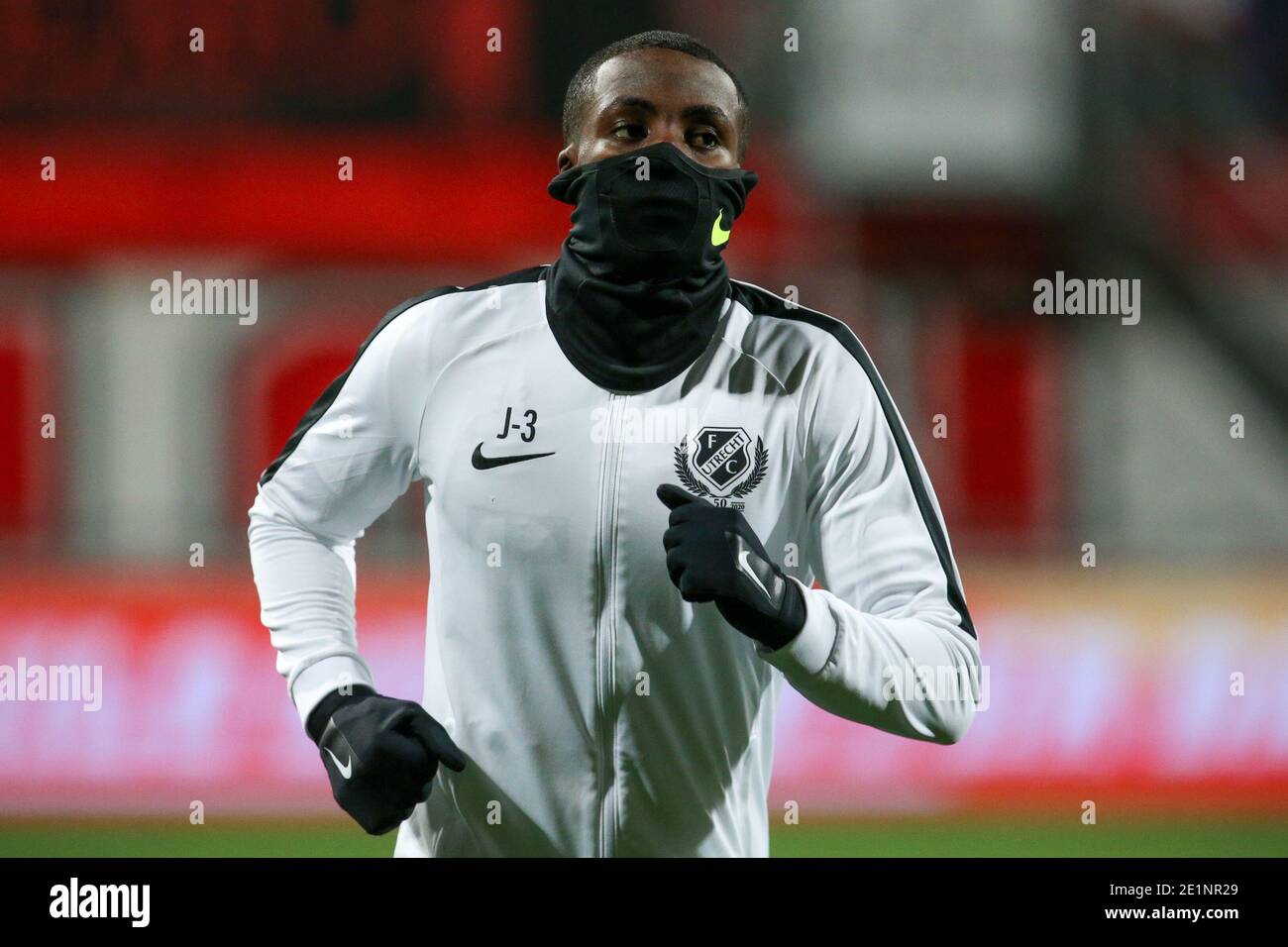 maastricht netherlands january 8 reda akmum of jong fc utrecht during the dutch keukenkampioendivisie match between mvv and fc utrecht u23 at de g stock photo alamy