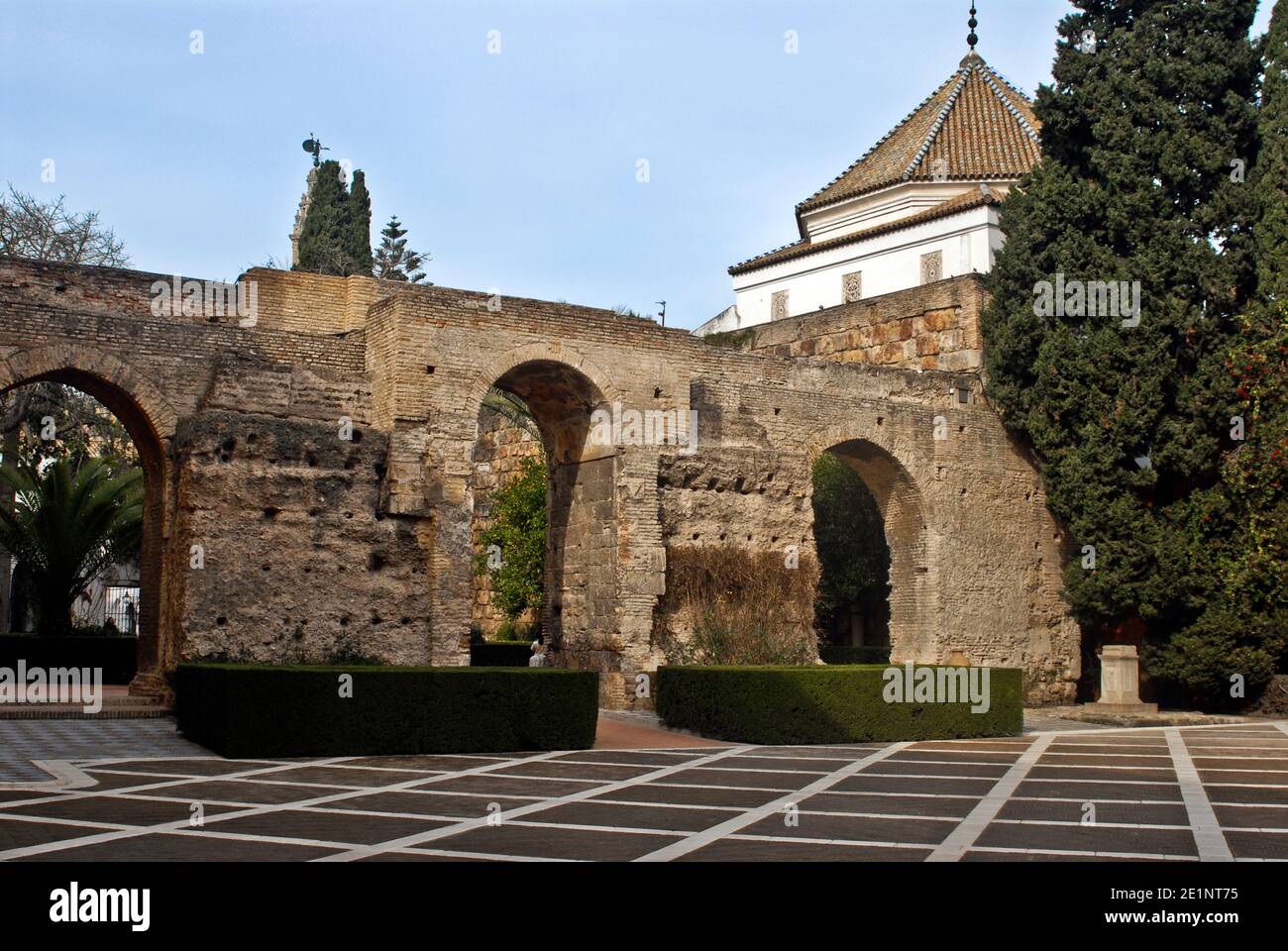 Alcazar of Seville (Real Alcazar de Sevilla), Spain Stock Photo