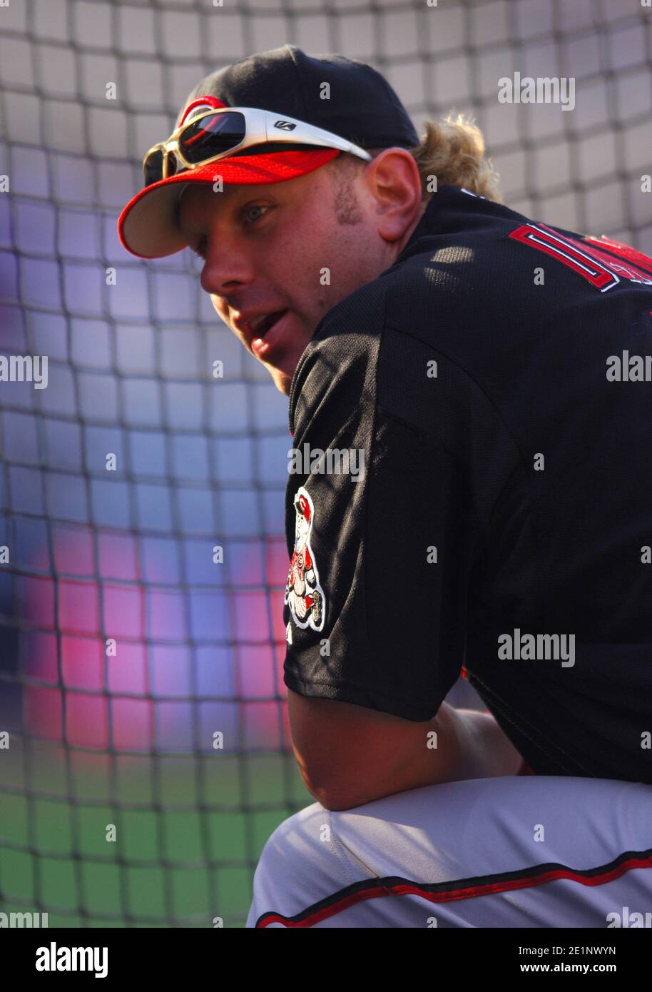 Cincinnati baseball jersey hi-res stock photography and images - Alamy