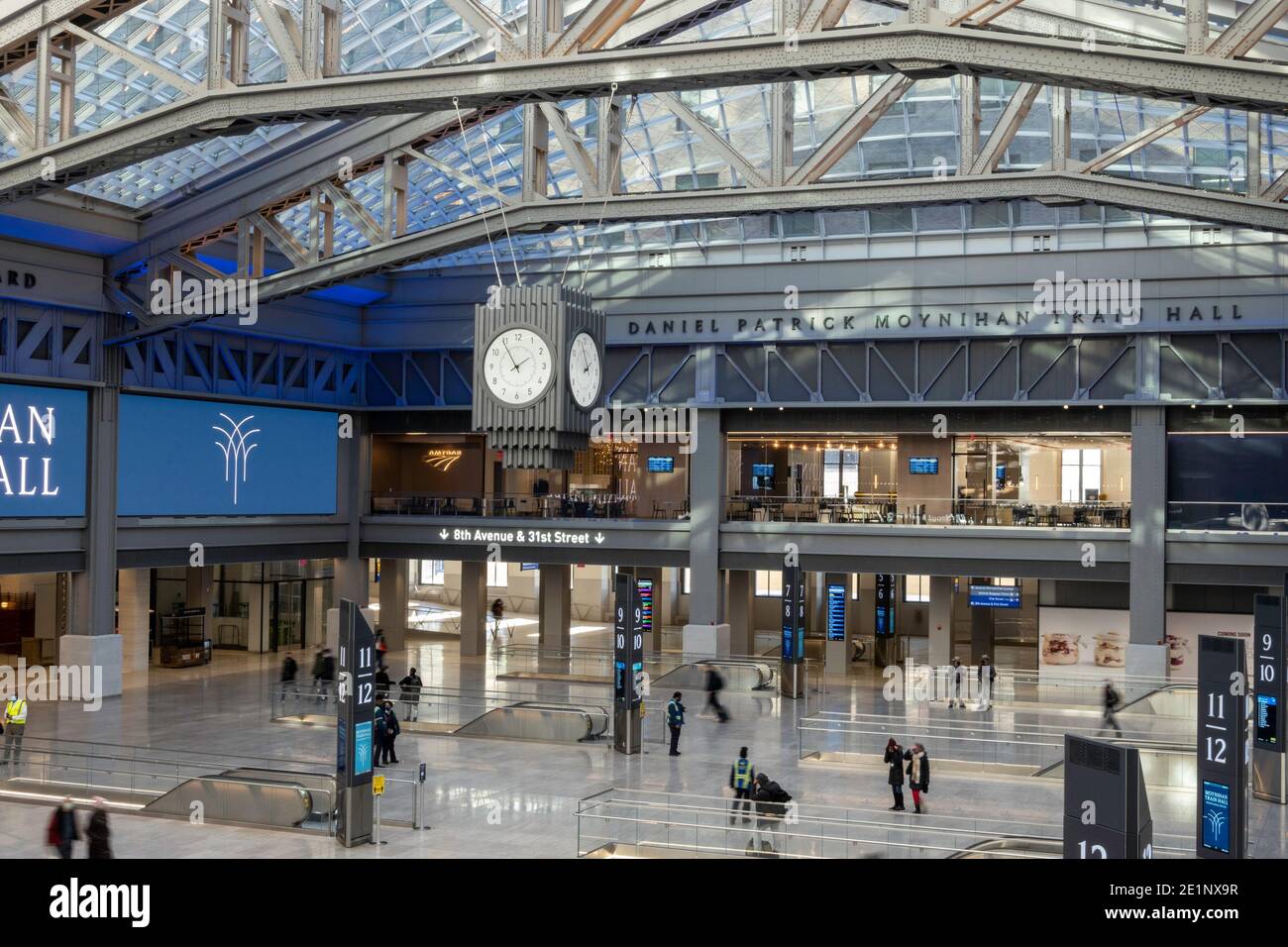 The Moynihan Train Hall (MTH) is located in the historic James A