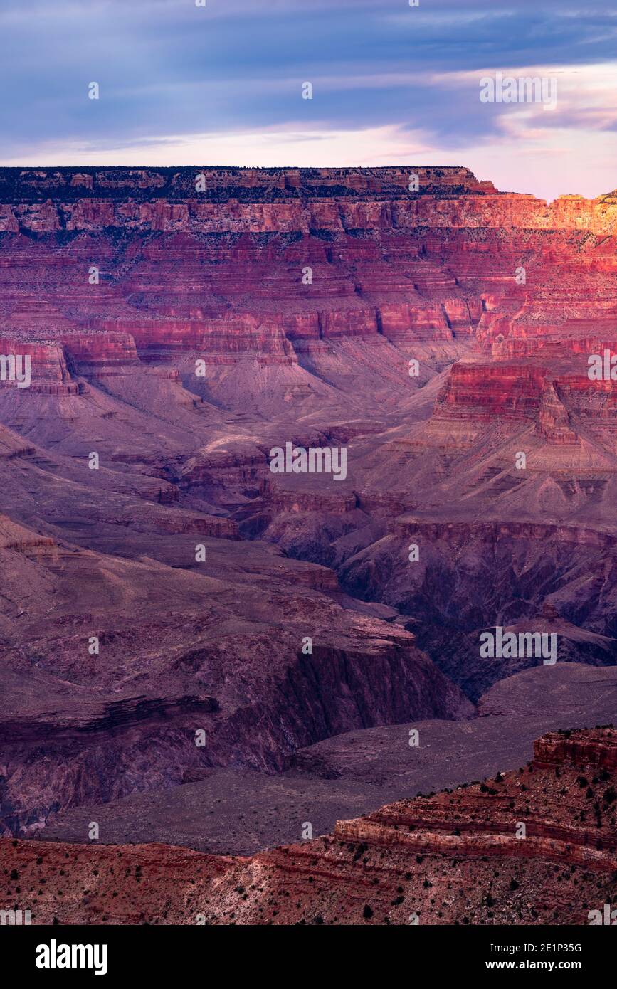Grand Canyon at sunset, Yavapai Point, Grand Canyon National Park