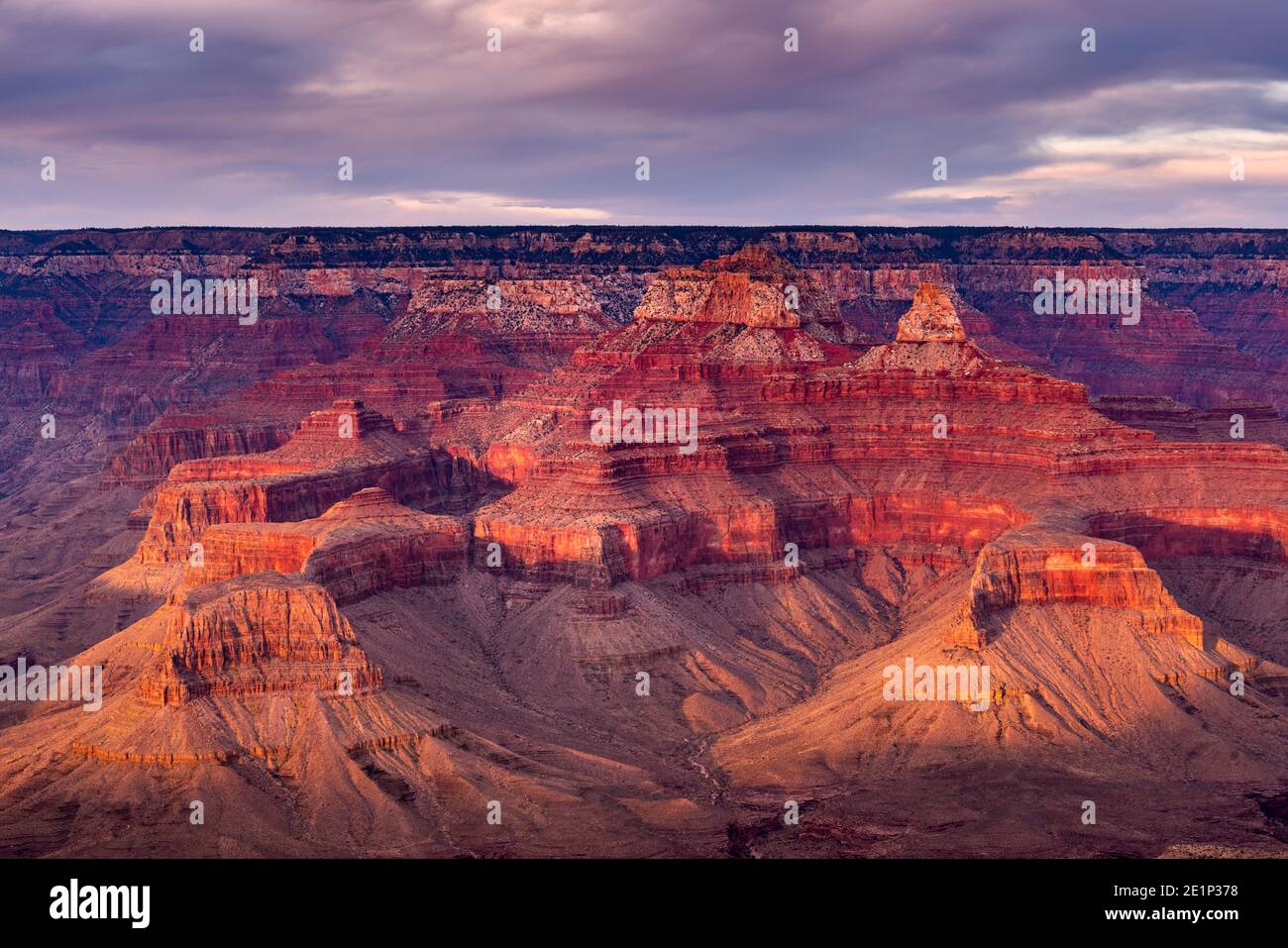 Grand Canyon at sunset, Yavapai Point, Grand Canyon National Park