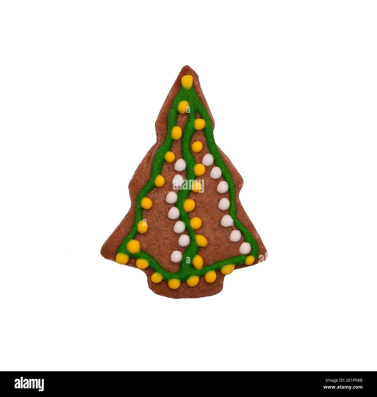 christmas gingerbread isolated on white background Stock Photo - Alamy