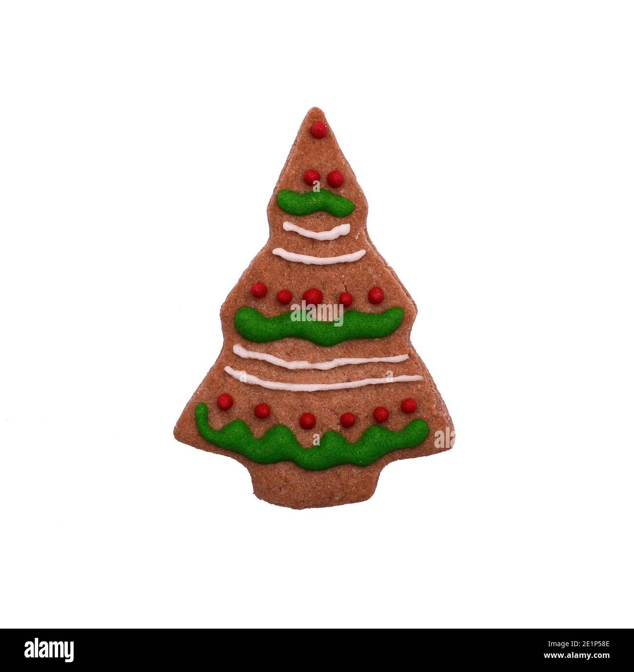 christmas gingerbread isolated on white background Stock Photo - Alamy