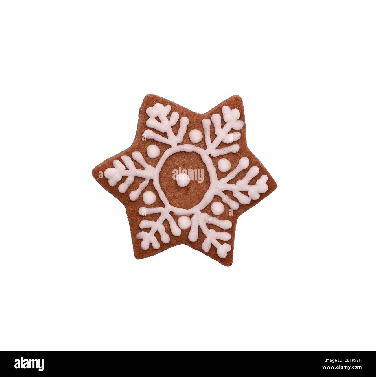 christmas gingerbread isolated on white background Stock Photo - Alamy