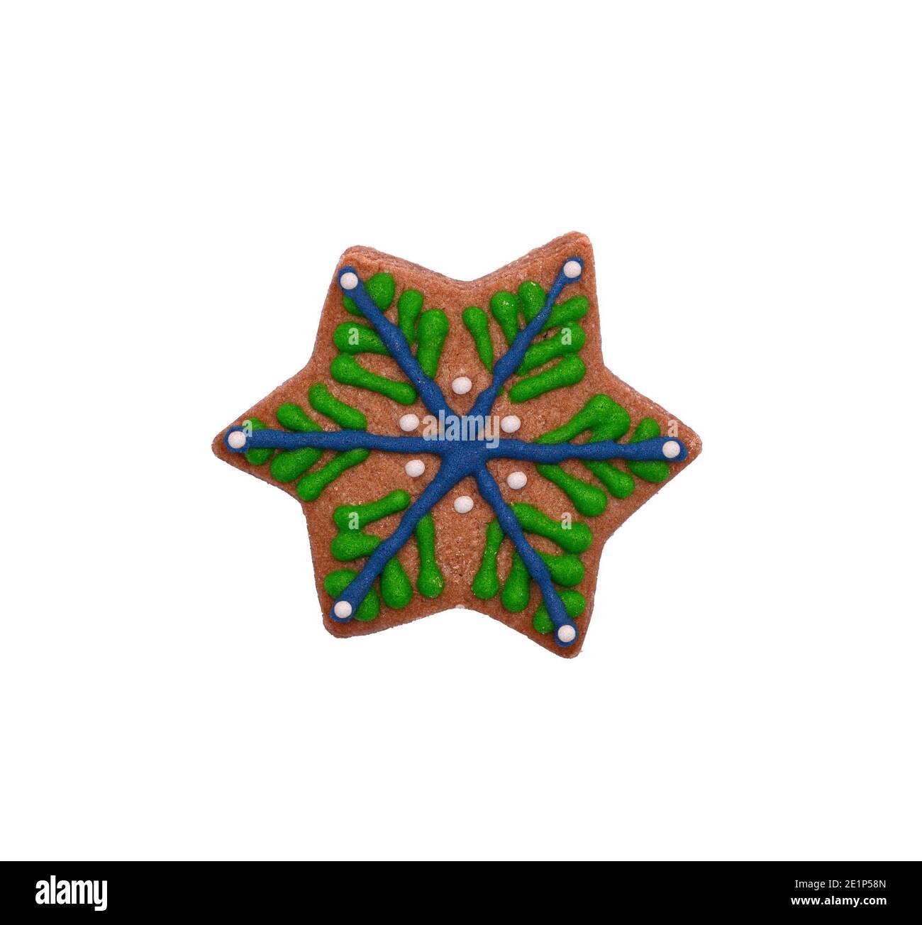 christmas gingerbread isolated on white background Stock Photo - Alamy