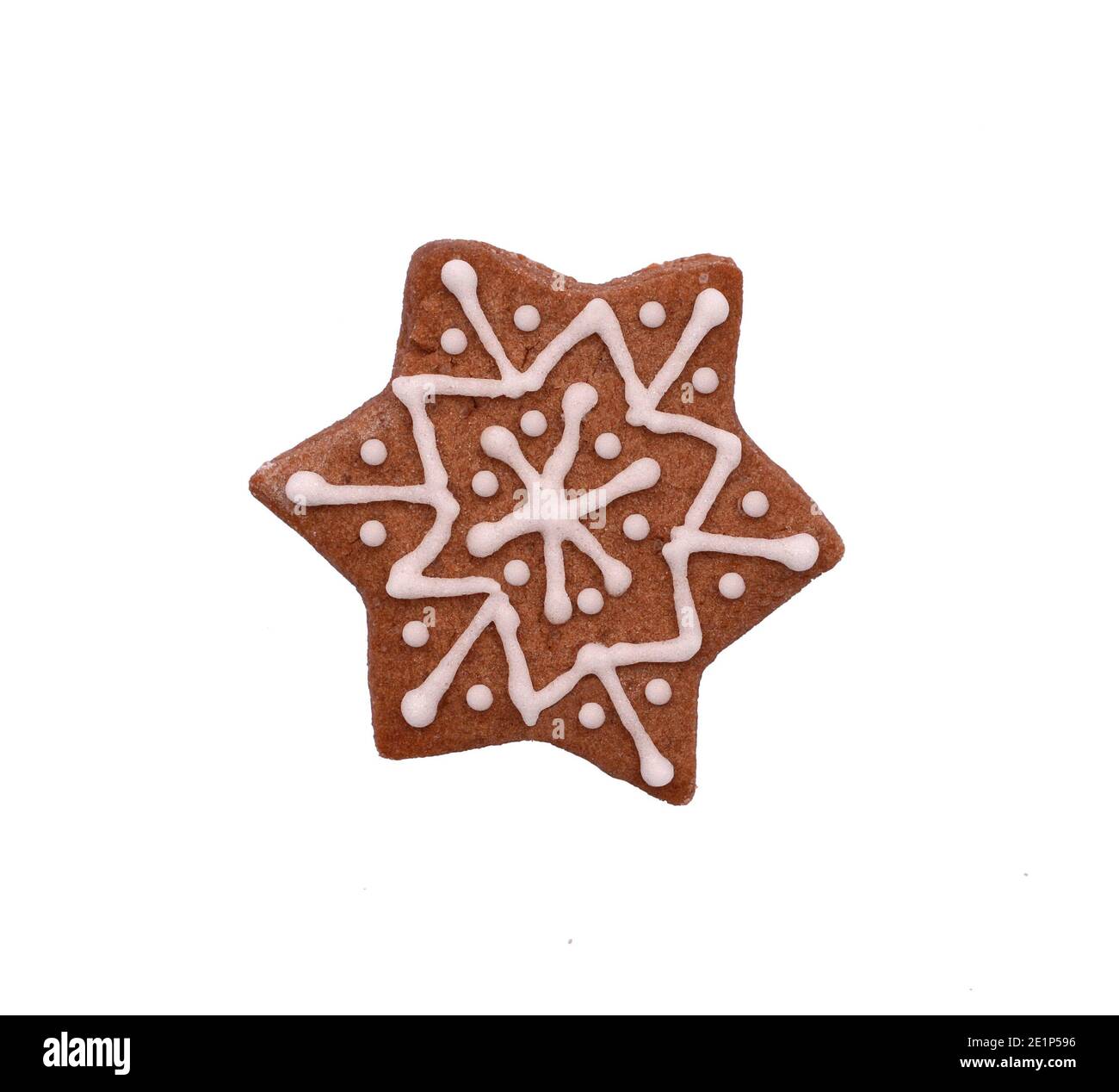 christmas gingerbread isolated on white background Stock Photo - Alamy