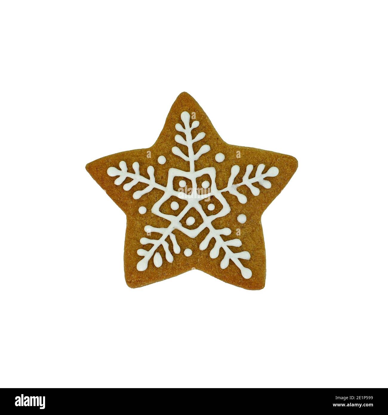 christmas gingerbread isolated on white background Stock Photo - Alamy