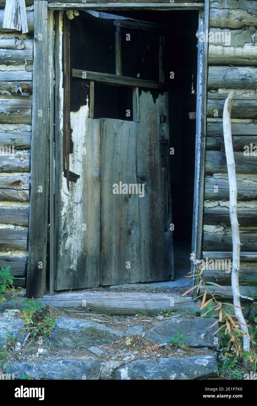 Mining cabin door, North Fork John Day Wild & Scenic River, North Fork