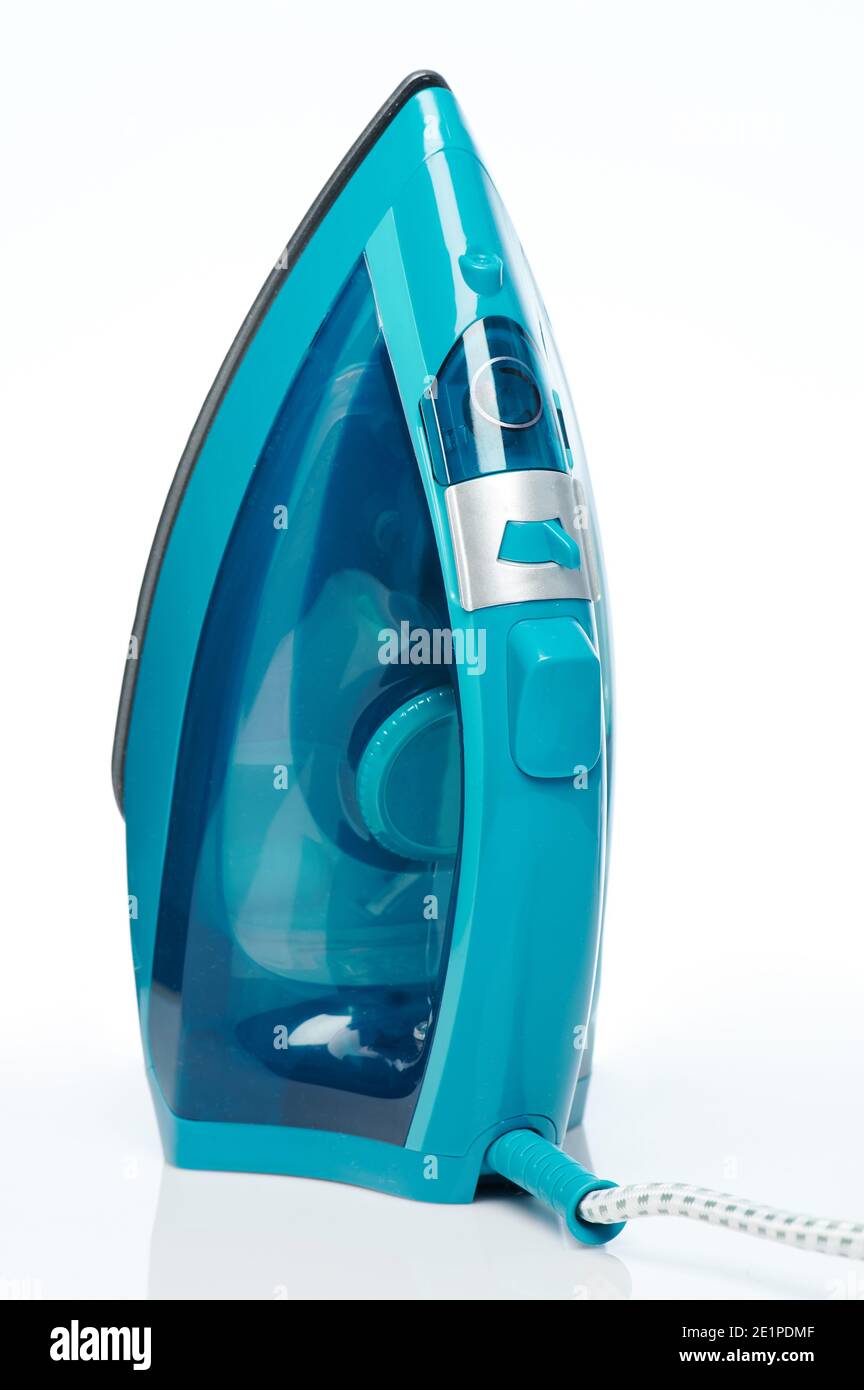 Green modern iron stand vertical isolated on white background Stock