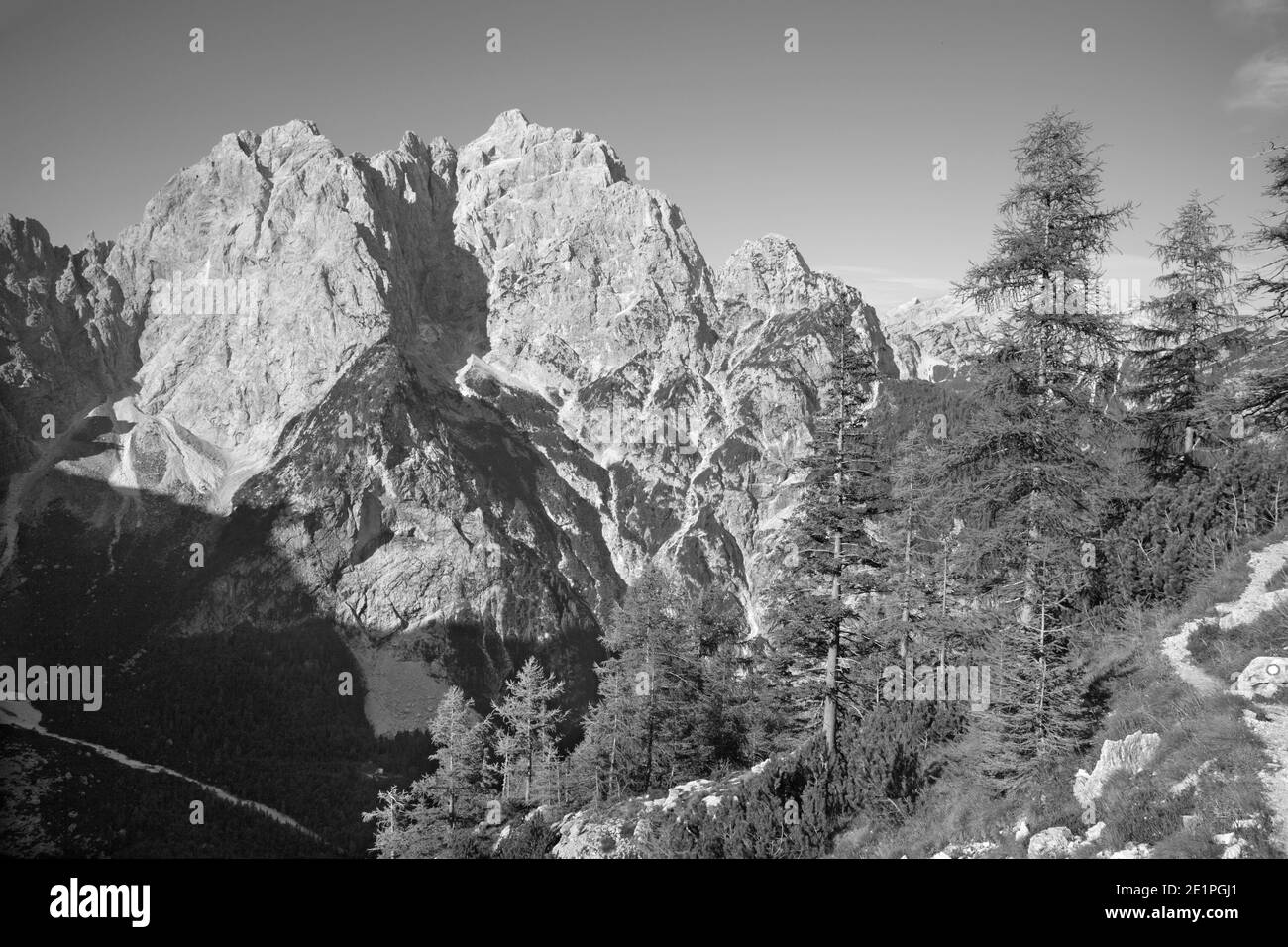 Julian alps slovenia Black and White Stock Photos & Images - Alamy