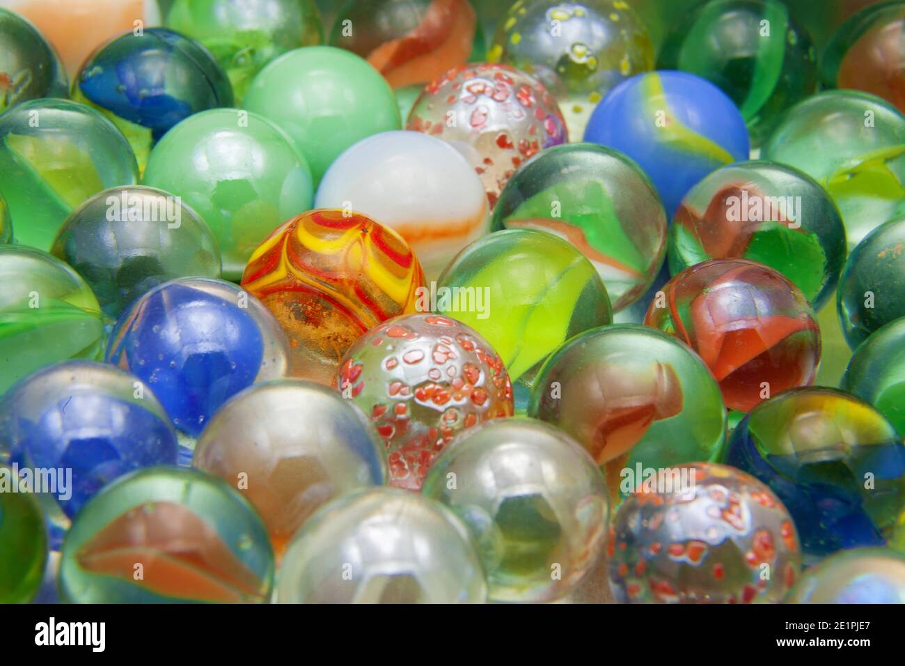 The detail of glass balls Stock Photo Alamy