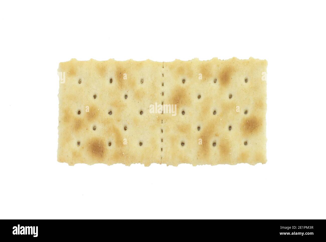 Soda Crackers isolated on white background Stock Photo - Alamy