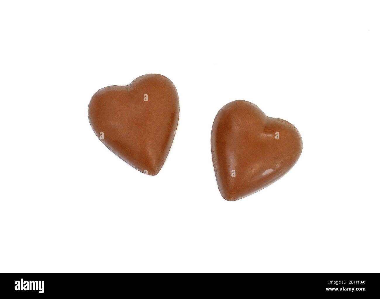 Chocolate Honey Cake Isolated On White Background Heart Shape Cake