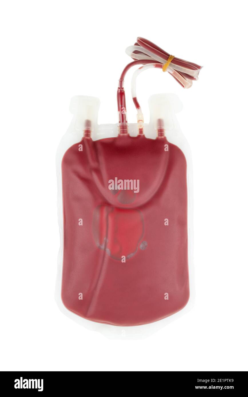 Blood platelets bag Cut Out Stock Images & Pictures - Alamy