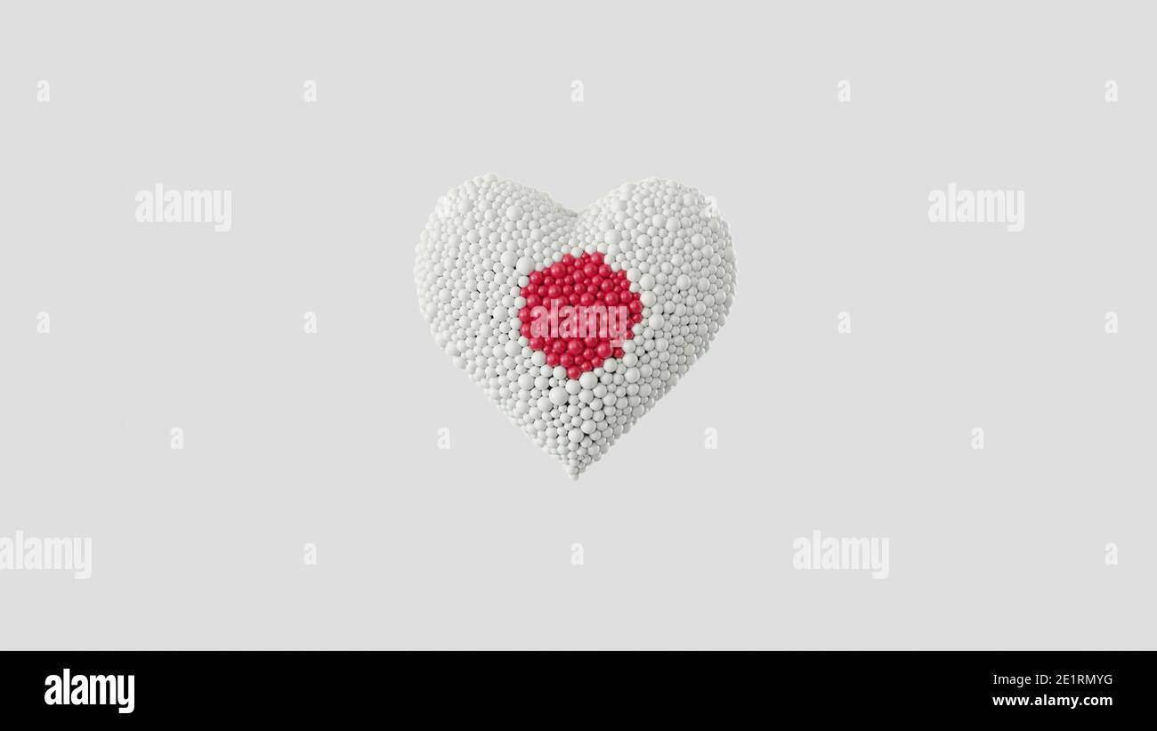 3d animation rendering red heart hi-res stock photography and images ...