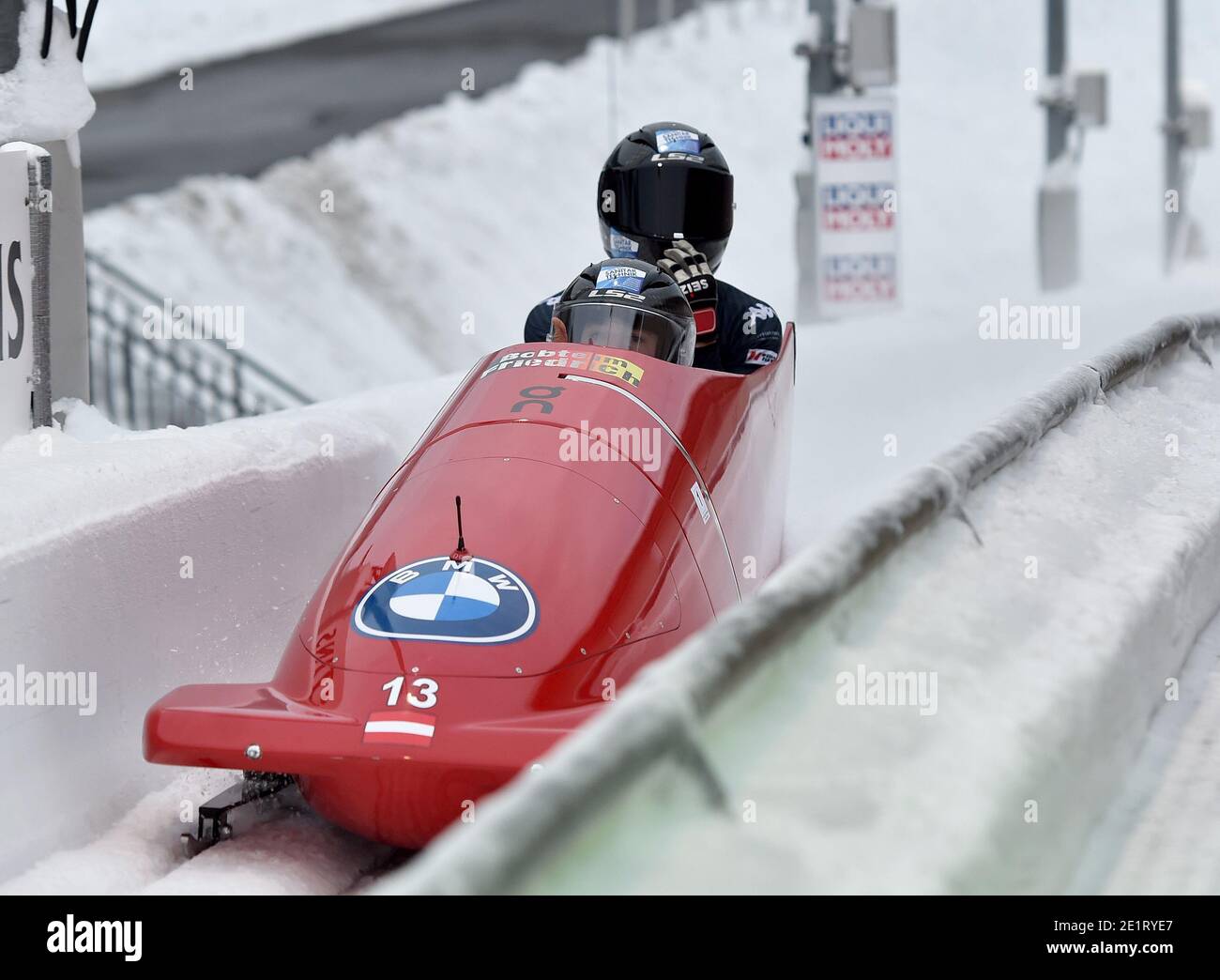 Winterberg, Germany. 09th Jan, 2021. Bobsleigh World Cup, twoman